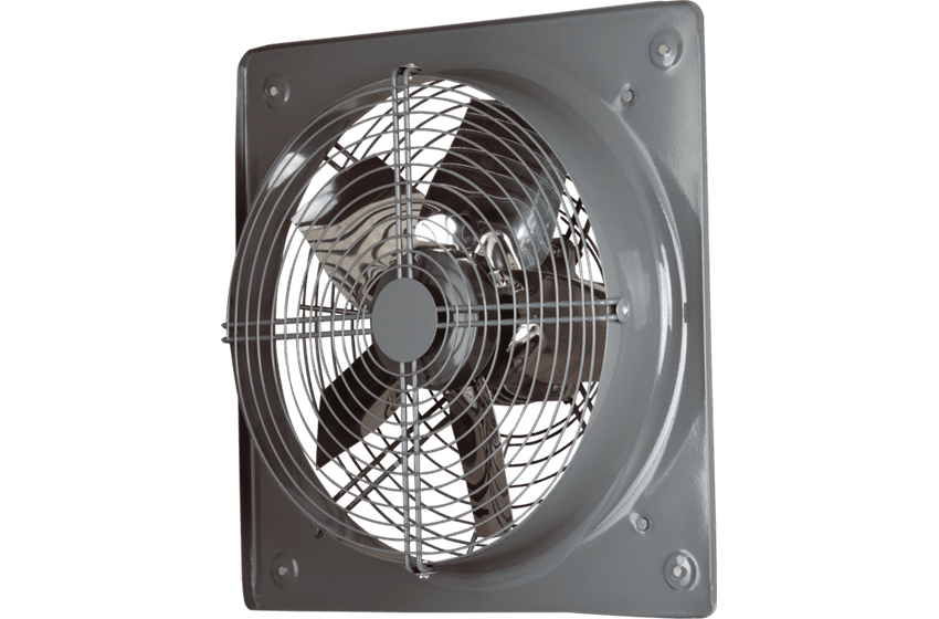 هواکش صنعتی پروانه استیل VIS-50D4S با توری محافظ