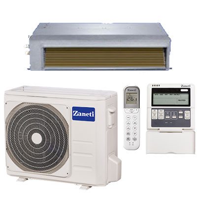 داکت اسپلیت زانتی تروپیکال سرد 36000 مدل ZMDD_36CO3RANA/T3