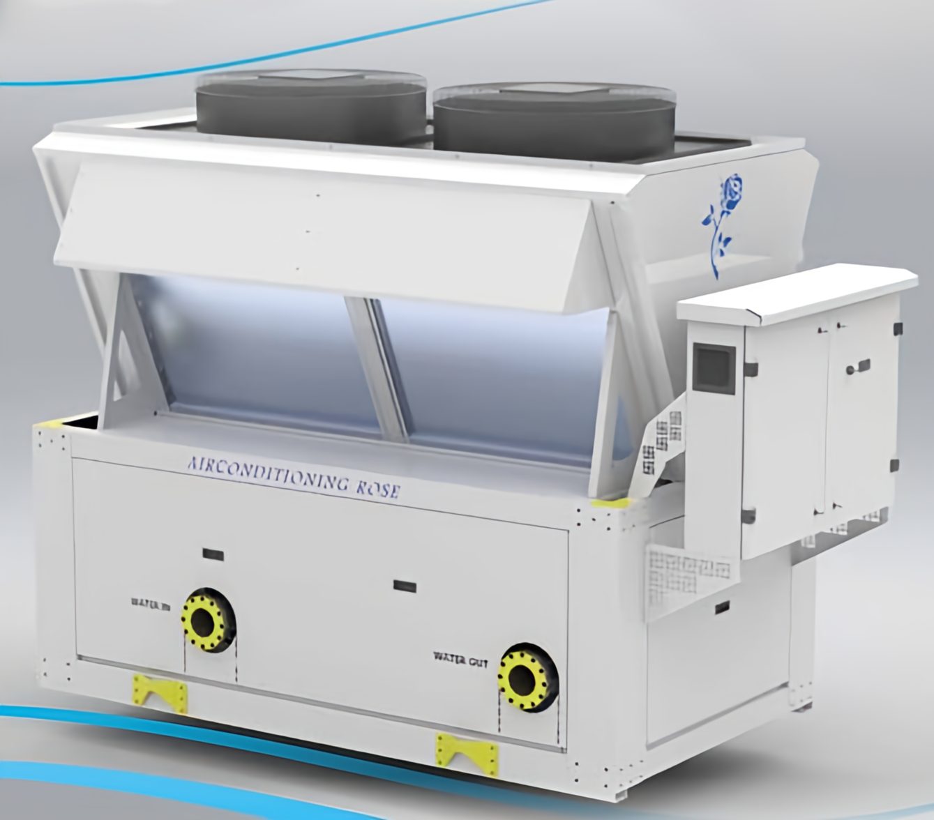 مینی چیلر 24 تن رز صنعت مدل CH-R-024