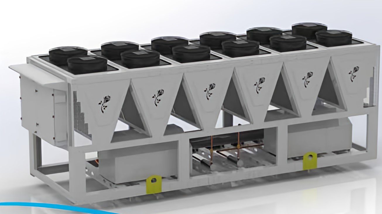 چیلر تراکمی اسکرو رز صنعت 420 تن مدل...